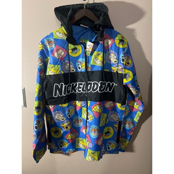 Nickelodeon Blue and Yellow Raincoat for Kids nwt - Picture 1 of 4
